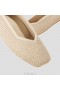  VIVAIA Square Cap V-Cut Flats (Margot 2.0) Flat παπούτσια Golden Almond