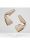  VIVAIA Square Cap V-Cut Flats (Margot 2.0) Flat παπούτσια Golden Almond