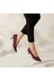  VIVAIA Μυτερές Γόβες Kitten Heels (Stella) Ψηλά Παπούτσια Κόκκινο