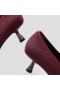  VIVAIA Μυτερές Γόβες Kitten Heels (Stella) Ψηλά Παπούτσια Κόκκινο