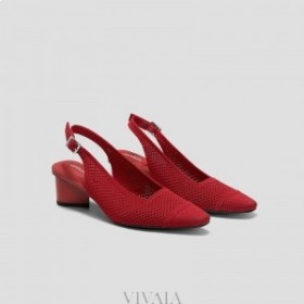  VIVAIA Μυτερά Σανδάλια Slingback (Leah Pro) Σανδάλια Κόκκινα